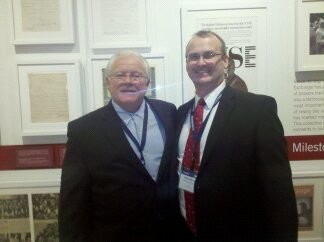 Jeff Street with legendary investor Tom Dorsey at NYSE (New York Stock Exchange) fo Dorsey Wright.